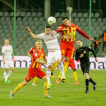 08.03.2016. Mecz 25. kolejki Ekstraklasy: Korona Kielce - Wisła Kraków. z numerem 18 Airam Lopez Cabrera / Wojciech Habdas / Radio Kielce