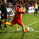 08.03.2016. Mecz 25. kolejki Ekstraklasy: Korona Kielce - Wisła Kraków. Łukasz Sierpina / Wojciech Habdas / Radio Kielce