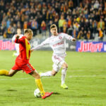 08.03.2016. Mecz 25. kolejki Ekstraklasy: Korona Kielce - Wisła Kraków. Łukasz Sierpina / Wojciech Habdas / Radio Kielce