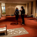 11.3.2016 Kielce. Wystawa prac Katarzyny Hendzlik Hommage a L2, w Bibliotece UJK. / Wojciech Habdas / Radio Kielce