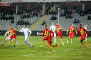 11.03.2016 Kielce. 27. kolejka Ekstraklasy: Korona Kielce - Śląsk Wrocław / Wojciech Habdas / Radio Kielce