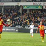 11.03.2016 Kielce. 27. kolejka Ekstraklasy: Korona Kielce - Śląsk Wrocław. Elhadji Pepe Djibril Diaw / Wojciech Habdas / Radio Kielce