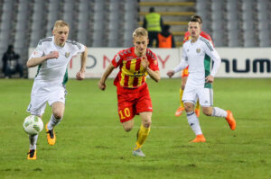 11.03.2016 Kielce. 27. kolejka Ekstraklasy: Korona Kielce - Śląsk Wrocław / Wojciech Habdas / Radio Kielce