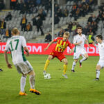 11.03.2016 Kielce. 27. kolejka Ekstraklasy: Korona Kielce - Śląsk Wrocław. Bartłomiej Pawłowski / Wojciech Habdas / Radio Kielce