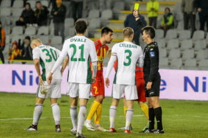 11.03.2016 Kielce. 27. kolejka Ekstraklasy: Korona Kielce - Śląsk Wrocław / Wojciech Habdas / Radio Kielce