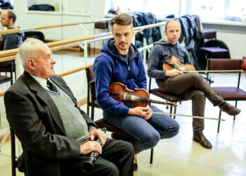 12.3.2016 Kielce. Warsztaty poświęcone tradycyjnym melodiom tanecznym wschodniej Kielecczyzny. / Wojciech Habdas / Radio Kielce