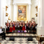 12.3.2016 Św. Krzyż. W Bazylice Mniejszej na Św. Krzyżu odbywa się III Regionalny Przegląd Pieśni Pasyjnej i Pokutnej. n/z Echo Łysicy / Wojciech Habdas / Radio Kielce