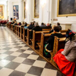 12.3.2016 Św. Krzyż. W Bazylice Mniejszej na Św. Krzyżu odbywa się III Regionalny Przegląd Pieśni Pasyjnej i Pokutnej. n/z Modrzewianki. / Wojciech Habdas / Radio Kielce