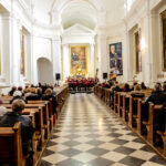 12.3.2016 Św. Krzyż. W Bazylice Mniejszej na Św. Krzyżu odbywa się III Regionalny Przegląd Pieśni Pasyjnej i Pokutnej. n/z Modrzewianki. / Wojciech Habdas / Radio Kielce