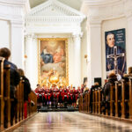 12.3.2016 Św. Krzyż. W Bazylice Mniejszej na Św. Krzyżu odbywa się III Regionalny Przegląd Pieśni Pasyjnej i Pokutnej. n/z Modrzewianki. / Wojciech Habdas / Radio Kielce