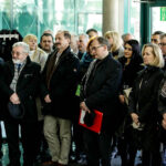 23.3.2016 Kielce. Ponownie odsłonięto Obelisk Laserowyh Technologii Metali przy Politechnice Świętokrzyskiej. / Wojciech Habdas / Radio Kielce