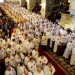 24.3.2016 Kielce. Wielki Czwartek: Msza z poświęceniem krzyżma. / Wojciech Habdas / Radio Kielce