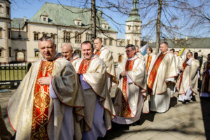 24.3.2016 Kielce. Wielki Czwartek: Msza z poświęceniem krzyżma. / Wojciech Habdas / Radio Kielce