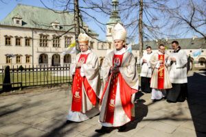 24.3.2016 Kielce. Wielki Czwartek: Msza z poświęceniem krzyżma. / Wojciech Habdas / Radio Kielce