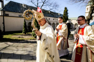 24.3.2016 Kielce. Wielki Czwartek: Msza z poświęceniem krzyżma. / Wojciech Habdas / Radio Kielce