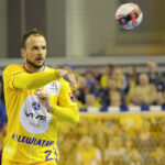 26.3.2016 Kielce. Piłkarze ręczni Vive Tauronu Kielce awansowali do ćwierćfinału Ligi Mistrzów. W rewanżowym meczu 1/8 finału tych rozgrywek kielczanie pokonali Mieszkow Brześć 33:30 (14:14). / Wojciech Habdas / Radio Kielce