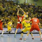 26.03.2016. 1/8 finału Ligi Mistrzów: Vive Tauron Kielce - Mieszkow Brześć / Wojciech Habdas / Radio Kielce