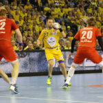 26.3.2016 Kielce. Piłkarze ręczni Vive Tauronu Kielce awansowali do ćwierćfinału Ligi Mistrzów. W rewanżowym meczu 1/8 finału tych rozgrywek kielczanie pokonali Mieszkow Brześć 33:30 (14:14). / Wojciech Habdas / Radio Kielce