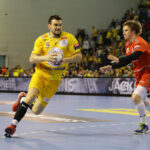 26.3.2016 Kielce. Piłkarze ręczni Vive Tauronu Kielce awansowali do ćwierćfinału Ligi Mistrzów. W rewanżowym meczu 1/8 finału tych rozgrywek kielczanie pokonali Mieszkow Brześć 33:30 (14:14). / Wojciech Habdas / Radio Kielce