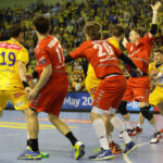 26.3.2016 Kielce. Piłkarze ręczni Vive Tauronu Kielce awansowali do ćwierćfinału Ligi Mistrzów. W rewanżowym meczu 1/8 finału tych rozgrywek kielczanie pokonali Mieszkow Brześć 33:30 (14:14). / Wojciech Habdas / Radio Kielce