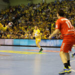 26.3.2016 Kielce. Piłkarze ręczni Vive Tauronu Kielce awansowali do ćwierćfinału Ligi Mistrzów. W rewanżowym meczu 1/8 finału tych rozgrywek kielczanie pokonali Mieszkow Brześć 33:30 (14:14). / Wojciech Habdas / Radio Kielce