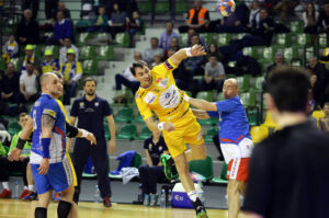 30.3.2016 Kielce. Mecz Vive Tauron Kielce - Gwardia Opole / Wojciech Habdas / Radio Kielce