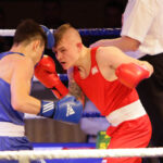 30.3.2016 Kielce. "Wielka Gala Boksu”. Pierwsza z walk seniorskich. / Wojciech Habdas / Radio Kielce