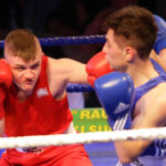 30.3.2016 Kielce. "Wielka Gala Boksu”. Pierwsza z walk seniorskich. / Wojciech Habdas / Radio Kielce