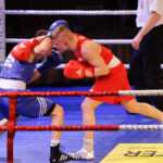 30.3.2016 Kielce. "Wielka Gala Boksu”. Pierwsza z walk seniorskich. / Wojciech Habdas / Radio Kielce