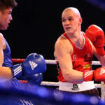 30.3.2016 Kielce. "Wielka Gala Boksu”. Druga z walk seniorskich. / Wojciech Habdas / Radio Kielce