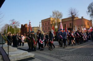 14.04.2016 r. Ostrowieckie uroczystości katyńskie / Teresa Czajkowska / Radio Kielce