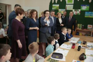 Minister Edukacji Narodowej z wizytą w Bielinach (25 kwietnia 2016 r.) / Jarosław Kubalski / Radio Kielce