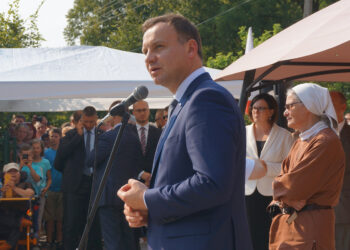 Prezydent Andrzej Duda z wizytą Zochcinie (10 sierpnia 2015 r.) / Teresa Czajkowska / Radio Kielce