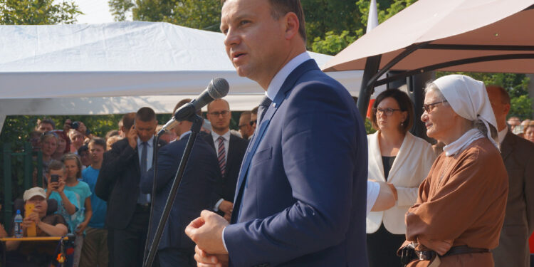 Prezydent Andrzej Duda z wizytą Zochcinie (10 sierpnia 2015 r.) / Teresa Czajkowska / Radio Kielce