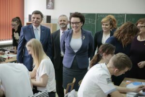 Minister Edukacji Narodowej z wizytą w Bielinach (25 kwietnia 2016 r.) / Jarosław Kubalski / Radio Kielce