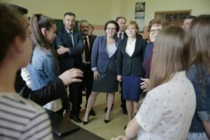 Minister Edukacji Narodowej z wizytą w Bielinach (25 kwietnia 2016 r.) / Jarosław Kubalski / Radio Kielce