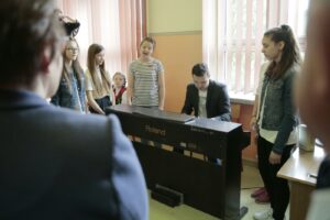 Minister Edukacji Narodowej z wizytą w Bielinach (25 kwietnia 2016 r.) / Jarosław Kubalski / Radio Kielce