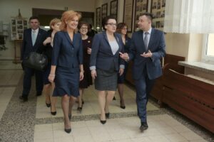 Minister Edukacji Narodowej z wizytą w Bielinach (25 kwietnia 2016 r.) / Jarosław Kubalski / Radio Kielce