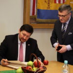 07.04.2016. Wizyta ministra rolnictwa Mołdawii Eduard Grama w powiecie sandomierskim / Grażyna Szlęzak-Wójcik / Radio Kielce