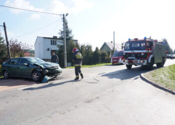 22.04.2016 r. Wypadek w Zagnańsku / Piotr Michalski / Radio Kielce