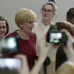 08.04.2016. Wizyta żony prezydenta RP, Agaty Dudy w Końskich / Jarosław Kubalski / Radio Kielce