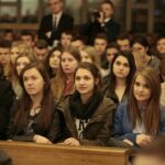 21.04.2016 Sesja popularno-naukowa o Chrzcie Polski w kościele pw. św. Józefa Robotnika w Kielcach / Jarosław Kubalski / Radio Kielce