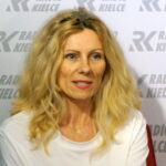 07.04.2016. Konferencja prasowa, podczas której zaprezentowana została nowa ramówka Radia Kielce. Sekretarz redakcji Renata Morąg / Kamil Król / Radio Kielce