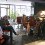 07.04.2016. Konferencja prasowa, podczas której zaprezentowana została nowa ramówka Radia Kielce / Kamil Król / Radio Kielce