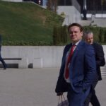 15.04.2016. Uroczystości rocznicy Chrztu Polski w Poznaniu. Dominik Tarczyński poseł PiS / Bartłomiej Zapała / Radio Kielce