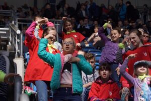 16.04.2016. Uroczystości rocznicy Chrztu Polski na stadionie w Poznaniu / Bartłomiej Zapała / Radio Kielce