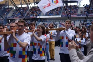 16.04.2016. Uroczystości rocznicy Chrztu Polski na stadionie w Poznaniu / Bartłomiej Zapała / Radio Kielce