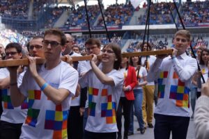 16.04.2016. Uroczystości rocznicy Chrztu Polski na stadionie w Poznaniu / Bartłomiej Zapała / Radio Kielce