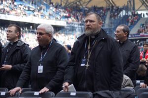 16.04.2016. Uroczystości rocznicy Chrztu Polski na stadionie w Poznaniu / Bartłomiej Zapała / Radio Kielce