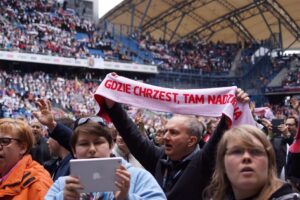 16.04.2016. Uroczystości rocznicy Chrztu Polski na stadionie w Poznaniu / Bartłomiej Zapała / Radio Kielce